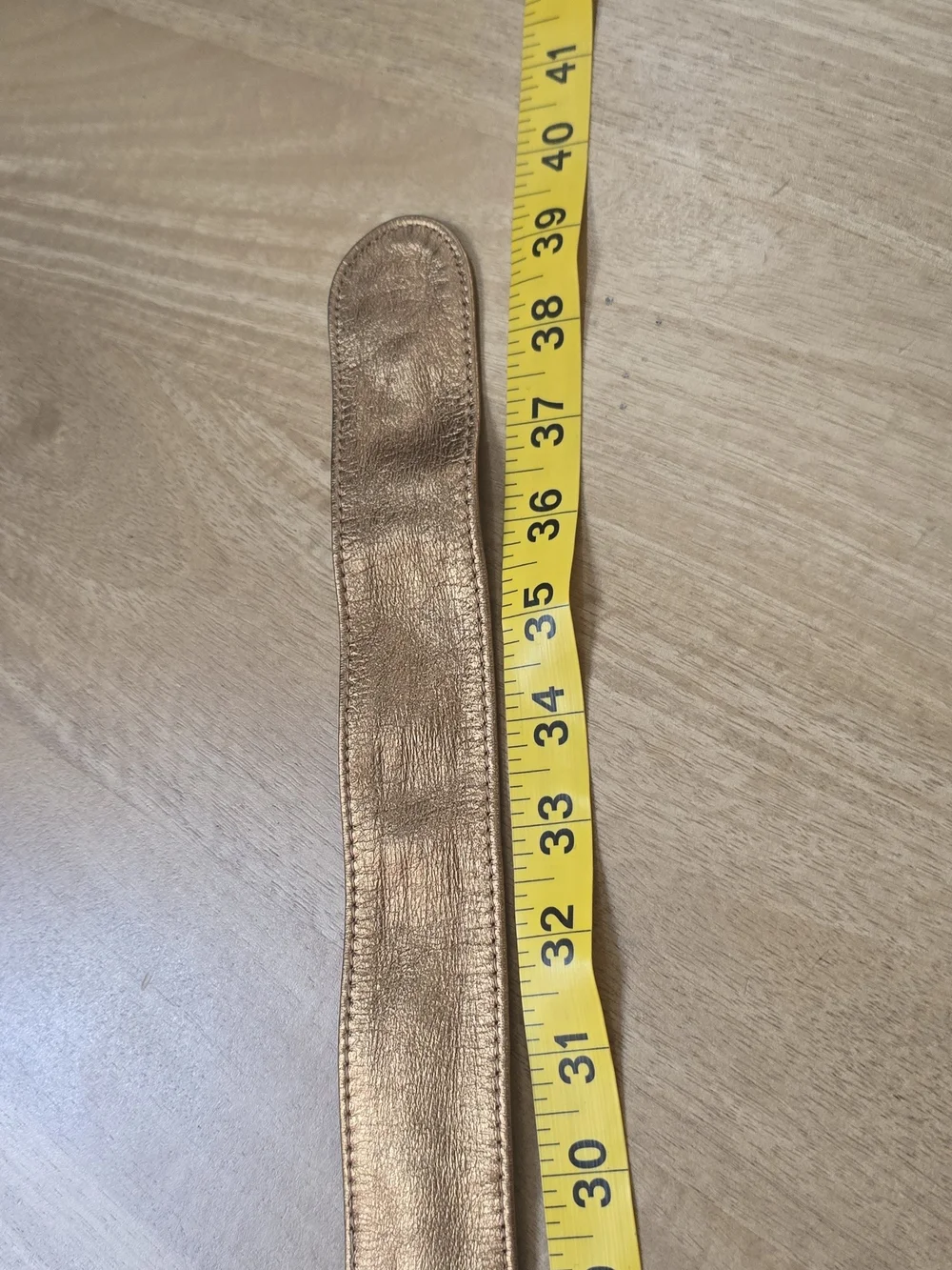 Vintage Omega Leather Wide Contour Belt Metallic Gold Silver Woven Obi Waist